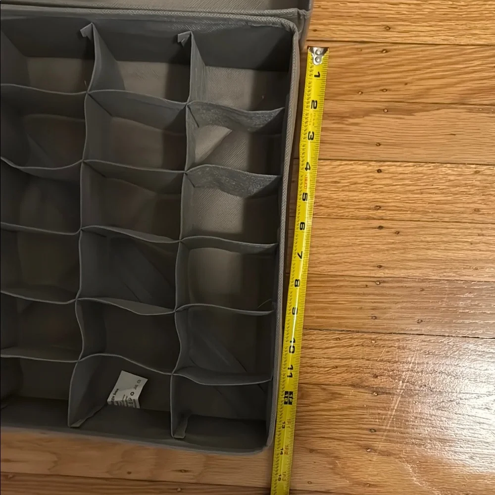 Gray Fabric Storage Organizer Set